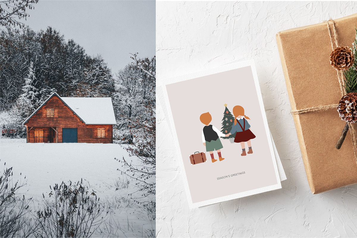 Nordic Winter Kids, a Decorative Illustration by Marish (Photo 11 of 16)