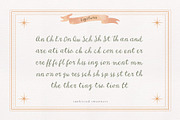 Romantic Font Sunkissed Sweetness, a Handwritten Font by Perplexitics (Thumbnail 11 of 11)