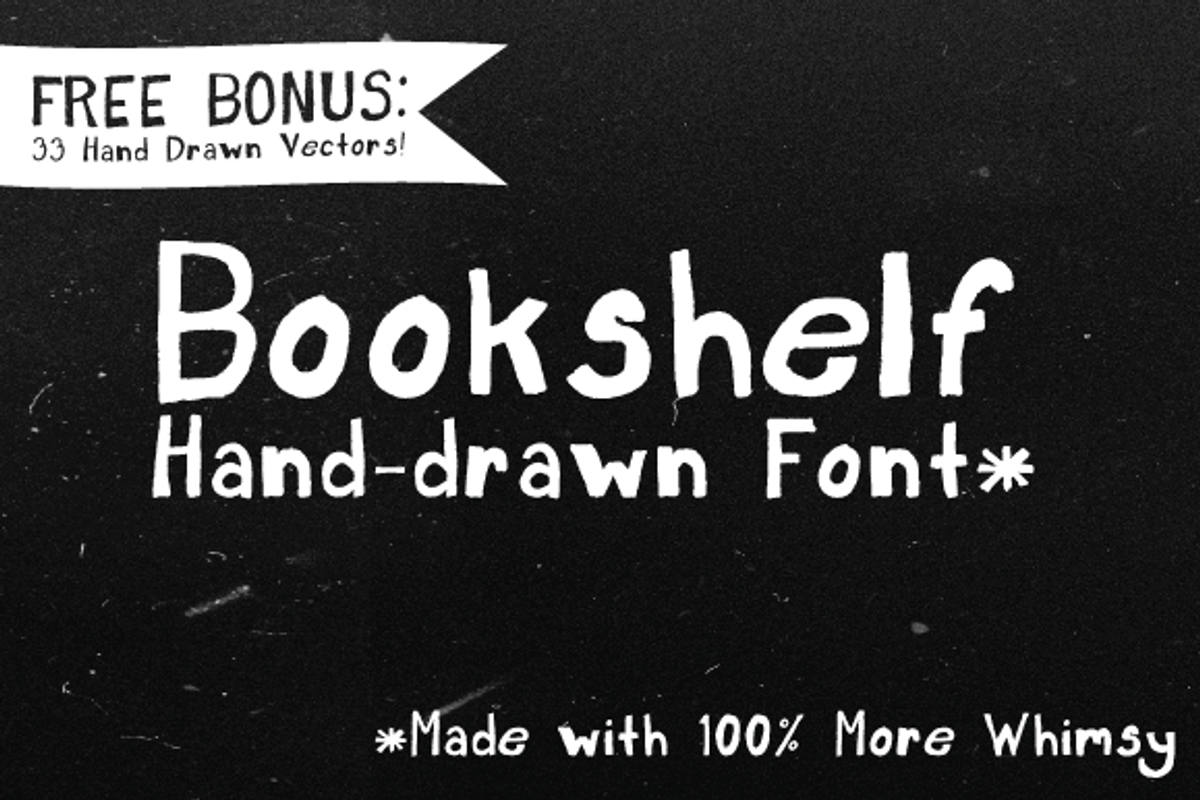 Bookshelf Font + Bonus