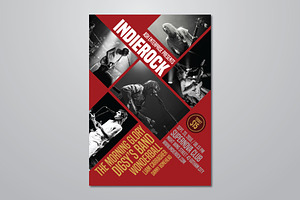 Indie Rock Live Music Vol. 3 Flyer, a Flyer Template by ashenterprise