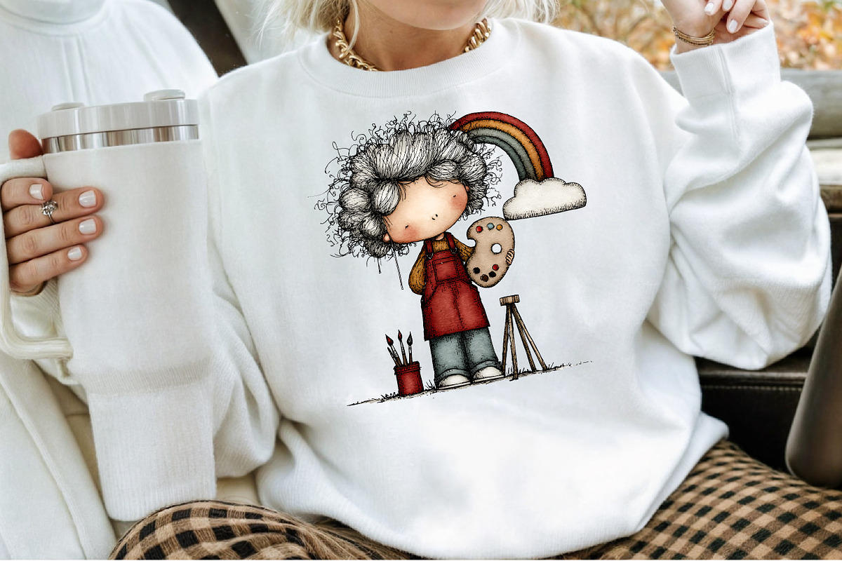Quirky Life in Retirement Clipart, an Illustration by Sublimation Artist (Photo 4 of 6)