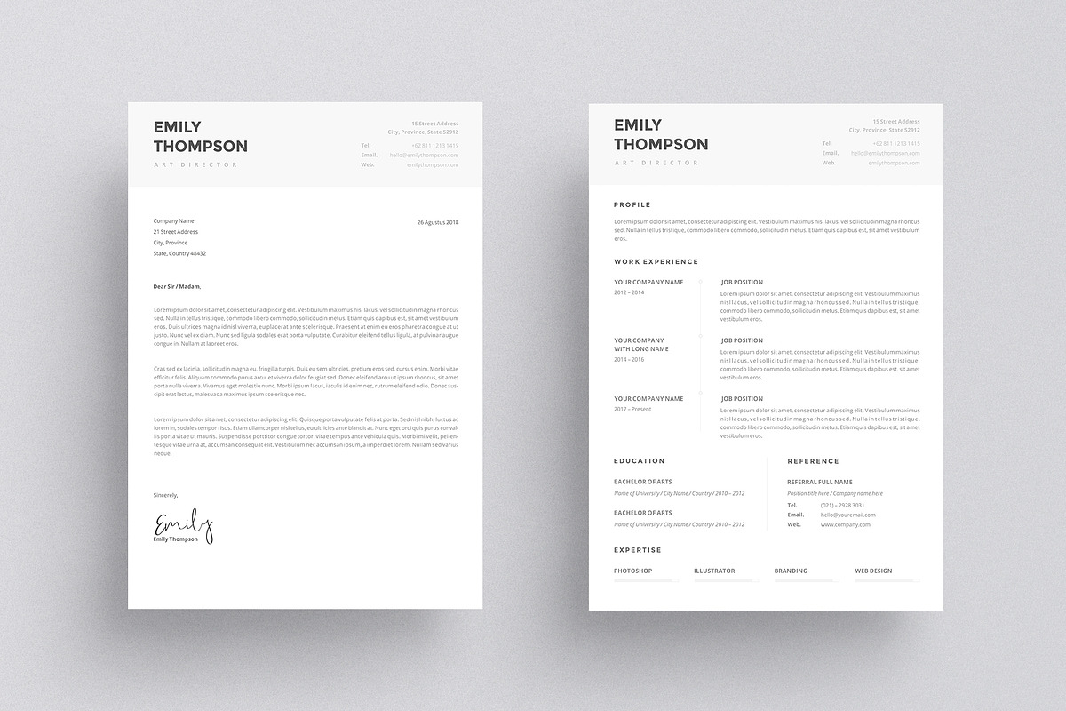 Resume/CV, a Resume Template by LunarPixel (Photo 2 of 5)