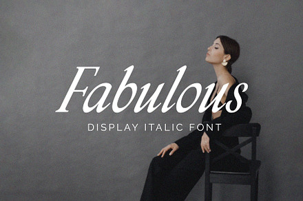 Fabulous Display Italic Font