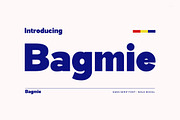Bagmie - Modern Sans Serif Font, a Sans Serif Font by TypeLogue (Thumbnail 1 of 5)