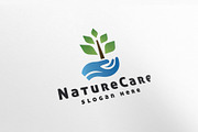 Nature Care and Green Care Logo, a Branding & Logo Template by Design_Planet (Thumbnail 1 of 4)