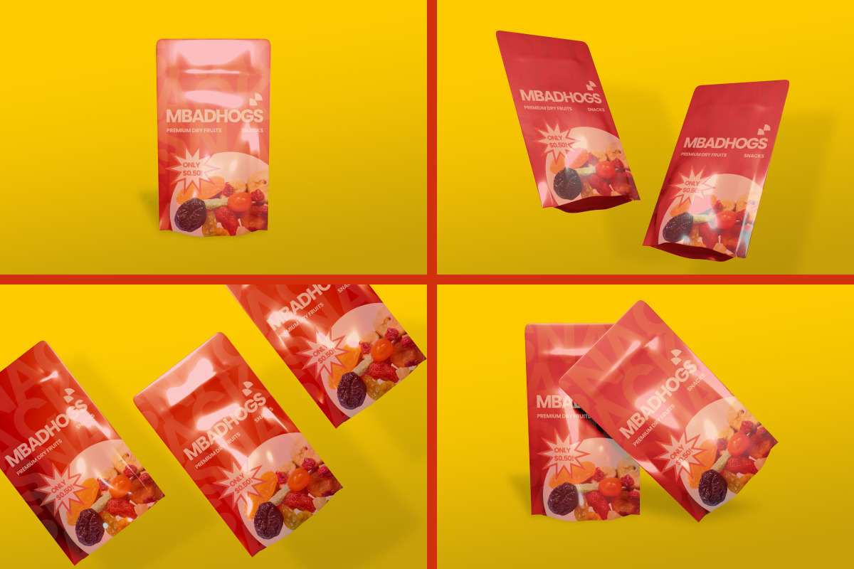 Pouch Food Packaging Mockup Template, a Packaging Mockup by productype1 (Photo 4 of 4)