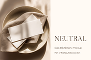 Neutral Duo Horizontal Menu Mockup, a Product Mockup by Serenefeeling (Thumbnail 1 of 6)
