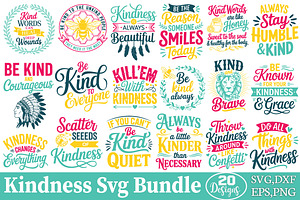 Kindness Designs Svg Bundle, an Object Graphic by DollarSmart