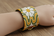 Retro Daisy Flower Pattern, a Person Illustration by Designer_Momina (Thumbnail 4 of 4)