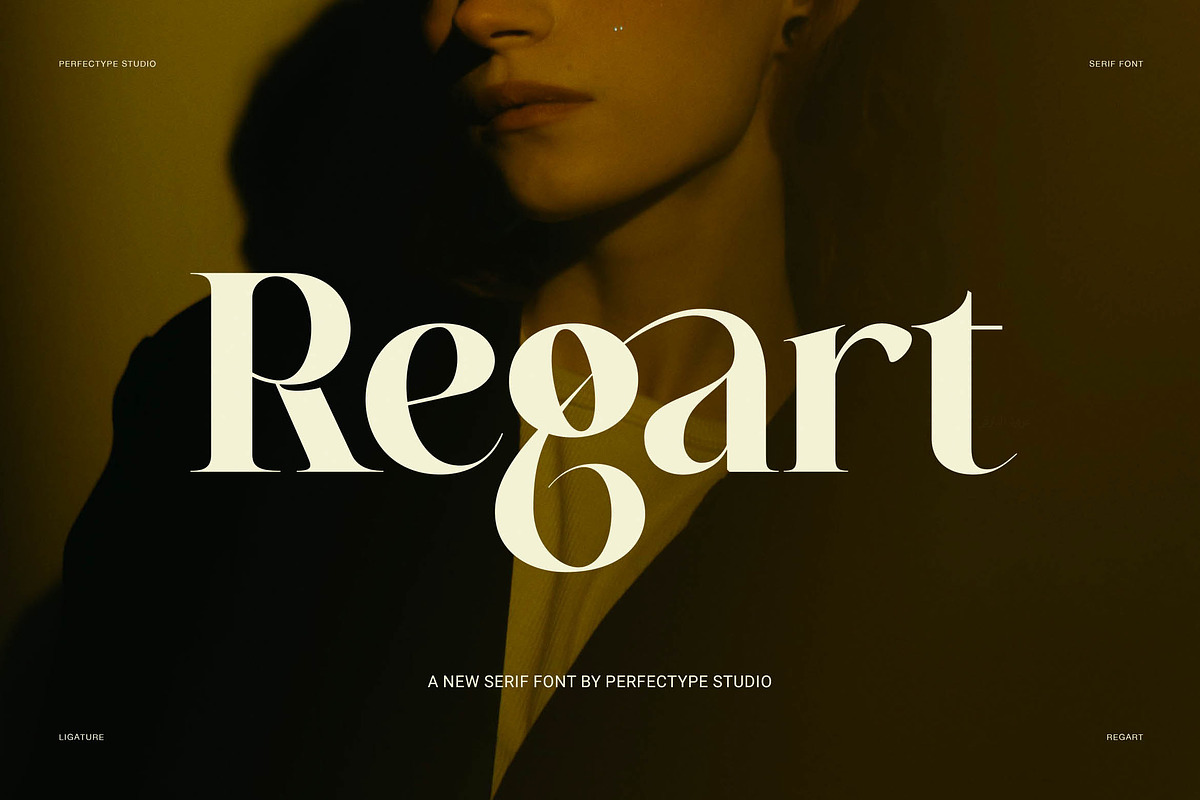 Regart Luxury Serif Font, a Serif Font by Perfectype (Photo 1 of 8)