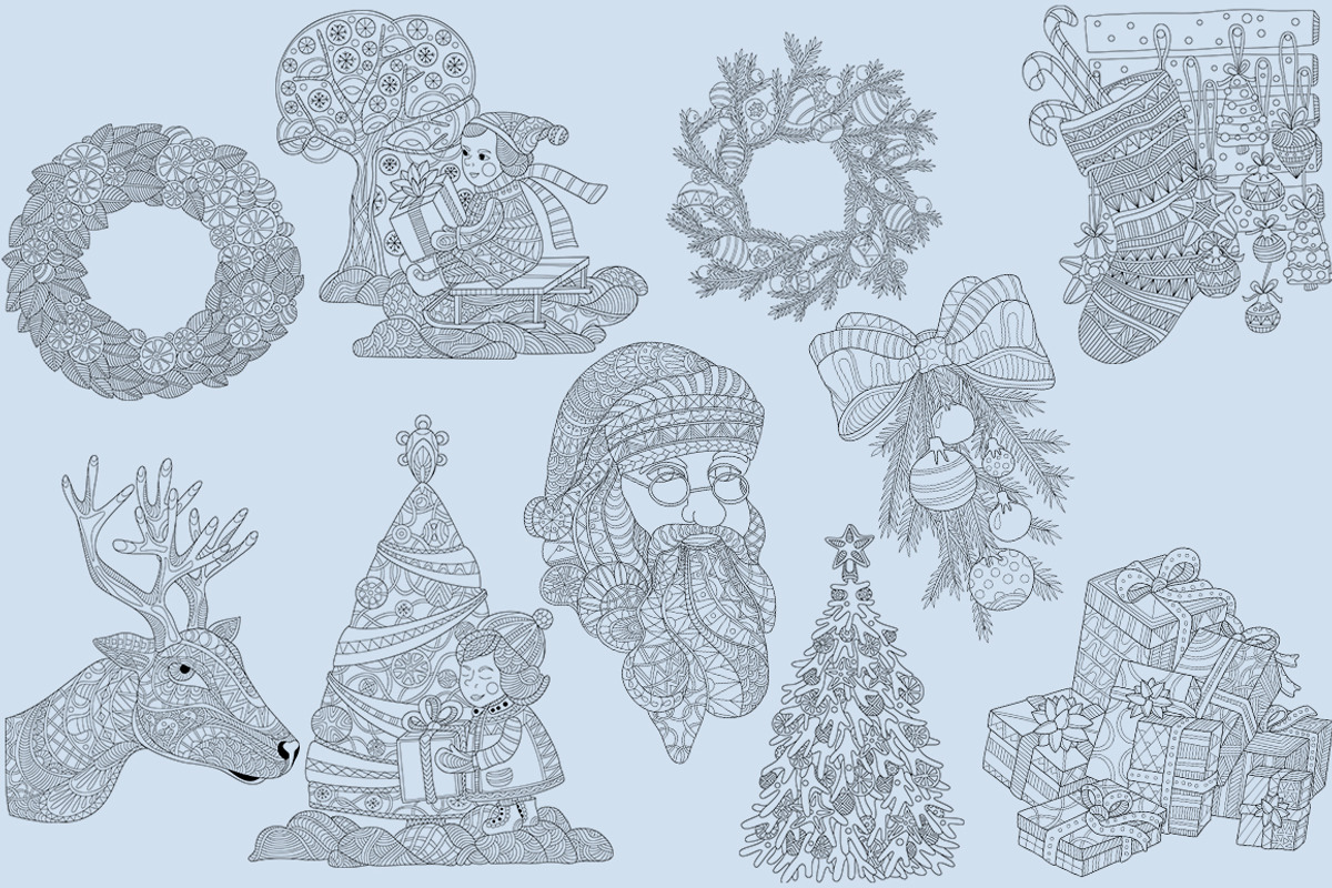 Christmas Set, an Illustration by LidiaP (Photo 4 of 4)