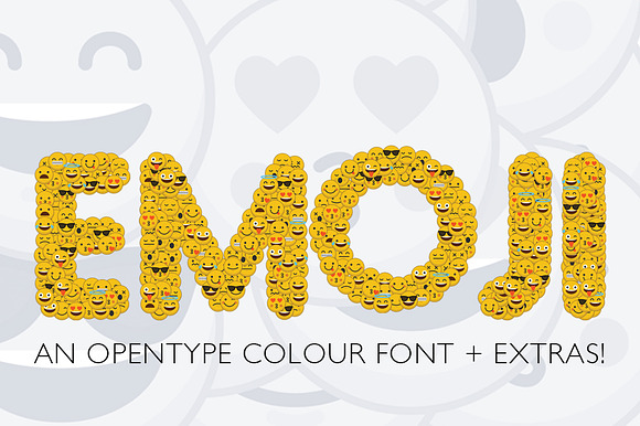 Emoji smiley font preview 7
