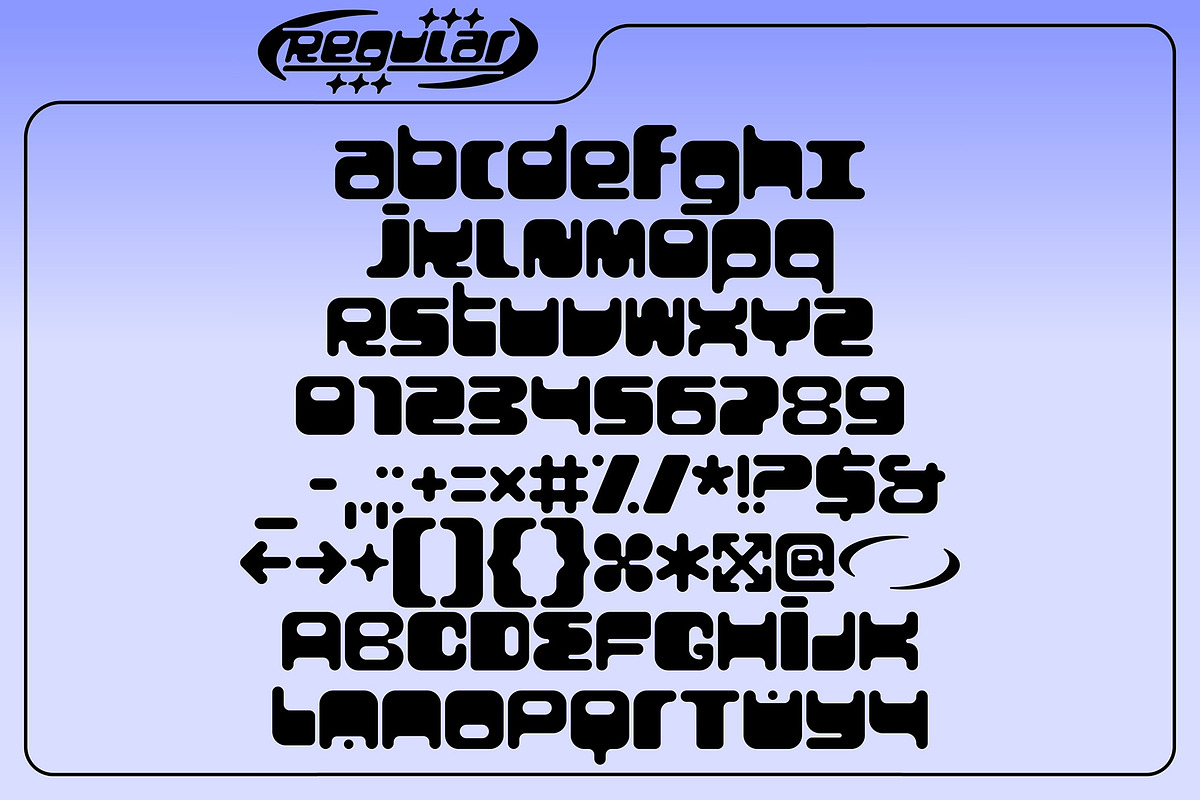 Byteblast Typeface, a Sans Serif Font by MightySHORT (Photo 2 of 4)