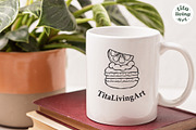 Lemon Tea Time Wedding Line Art, a Food Illustration by TitaLivingArt (Thumbnail 7 of 9)