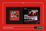 Crost Urban Instagram Template, a Social Media Template by Creatchees.std (Thumbnail 2 of 5)