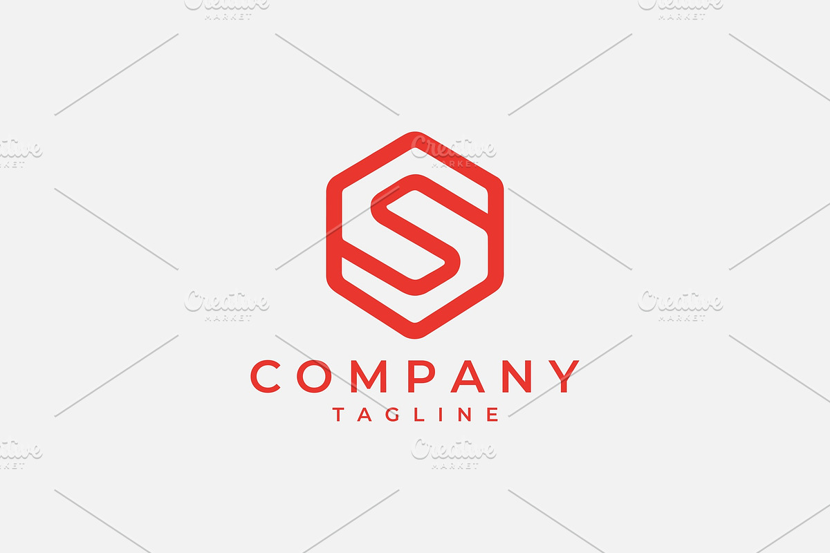 Abstract Letter S Hexagon Logo, a Branding & Logo Template by Vectorium Studio (Photo 1 of 2)