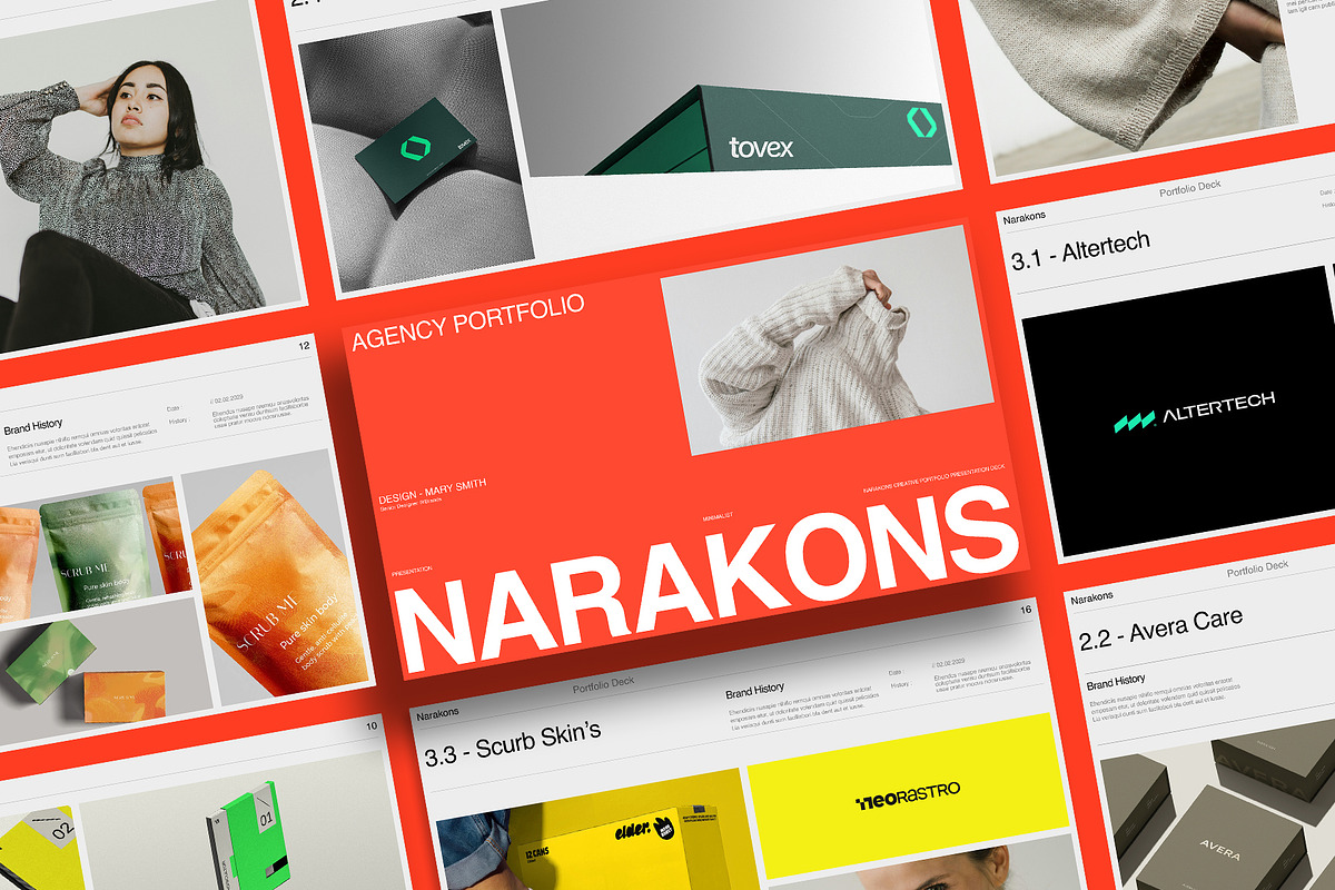 Narakons - Agency Portfolio Template, a Presentation Template by Templeste (Photo 2 of 8)