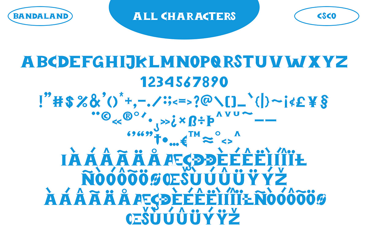 Bandaland – Stylized Serif Font, a Serif Font by Craft Supply Co. (Photo 6 of 8)