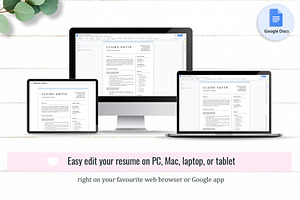 Google Docs Resume CV Template 04