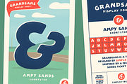 Grandsans — Vintage lettering font, a Sans Serif Font by SimpleBits® (Thumbnail 3 of 5)