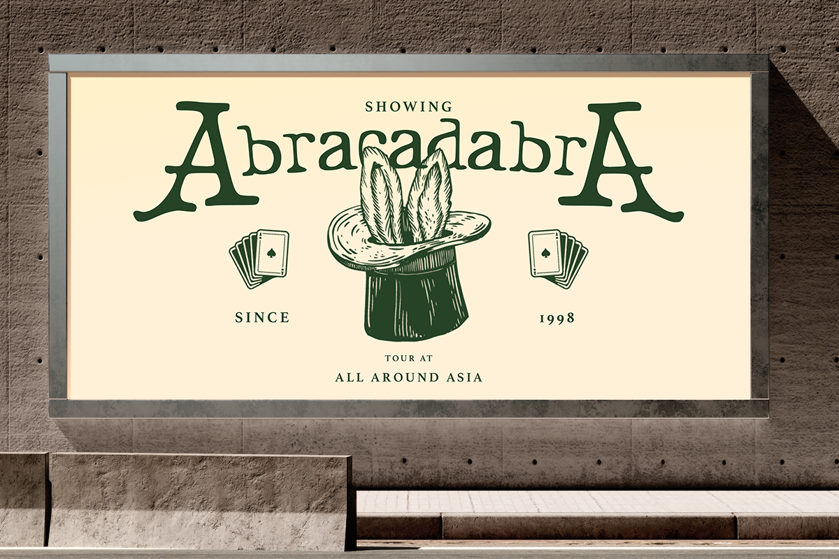 Lucky Heat - Retro Handdrawn Serif, a Serif Font by Pandeka Studio (Photo 5 of 9)