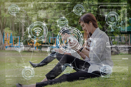 technology digital virtual screen an