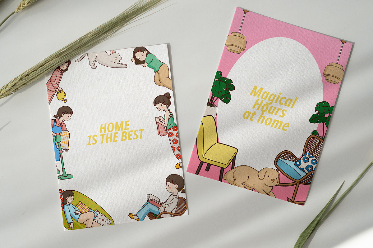 Happy Home Hours – Digital Painting, a Work Illustration by CreativeValuation (Photo 10 of 11)