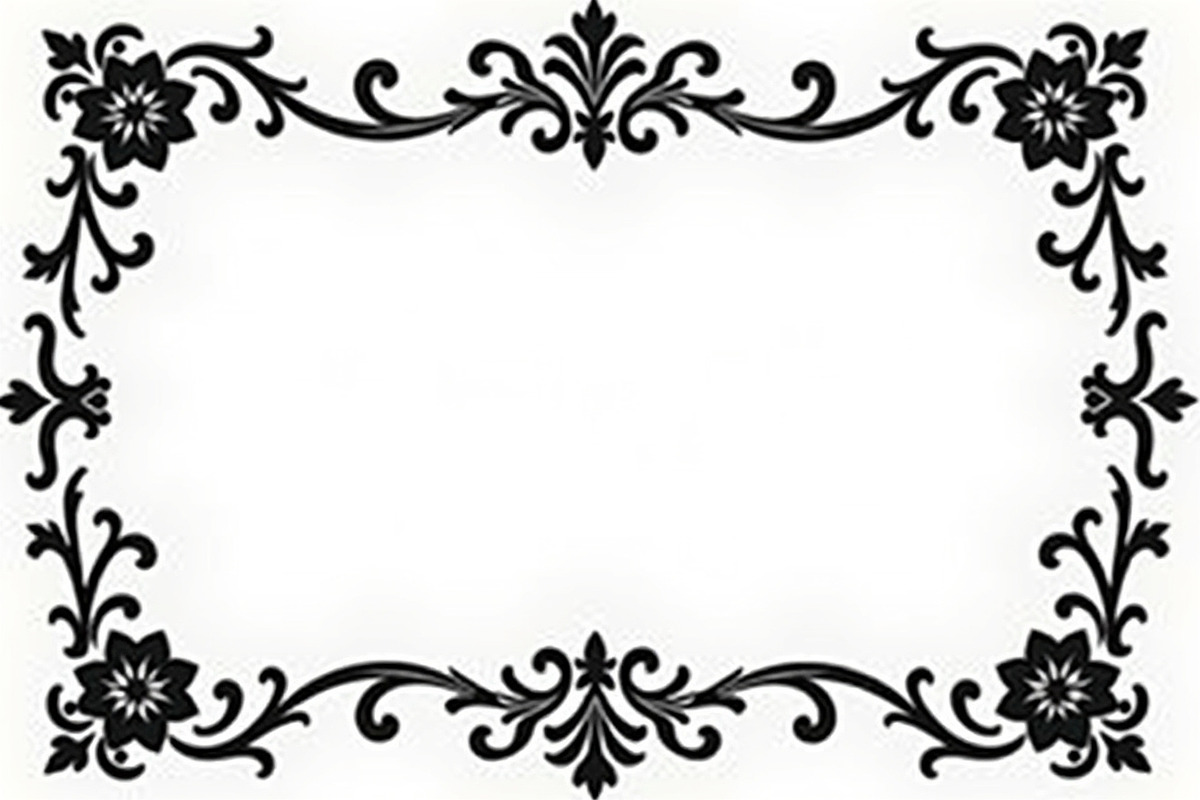 Vintage Frame Laser Cut Files, an Illustration by hafijul (Photo 9 of 9)