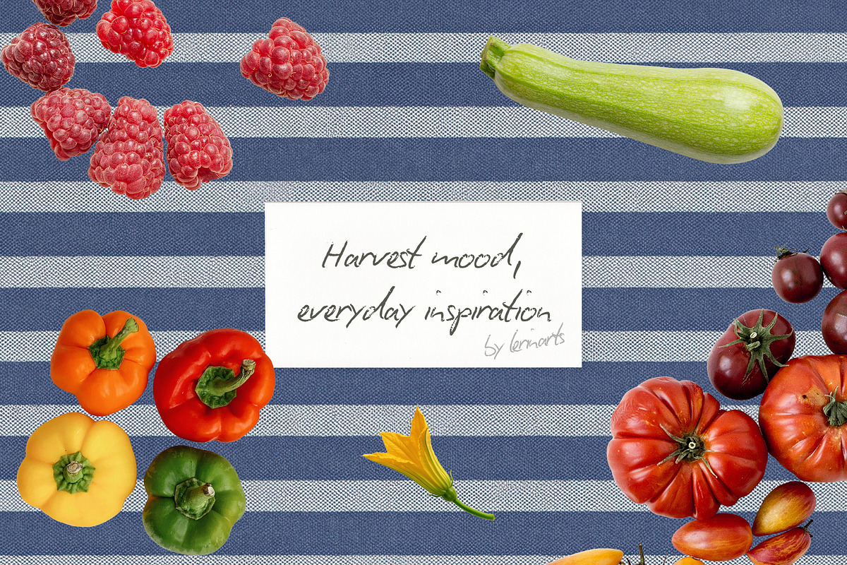 Harvest Collage Pack, an Object Graphic by lerinartstudio (Photo 7 of 7)