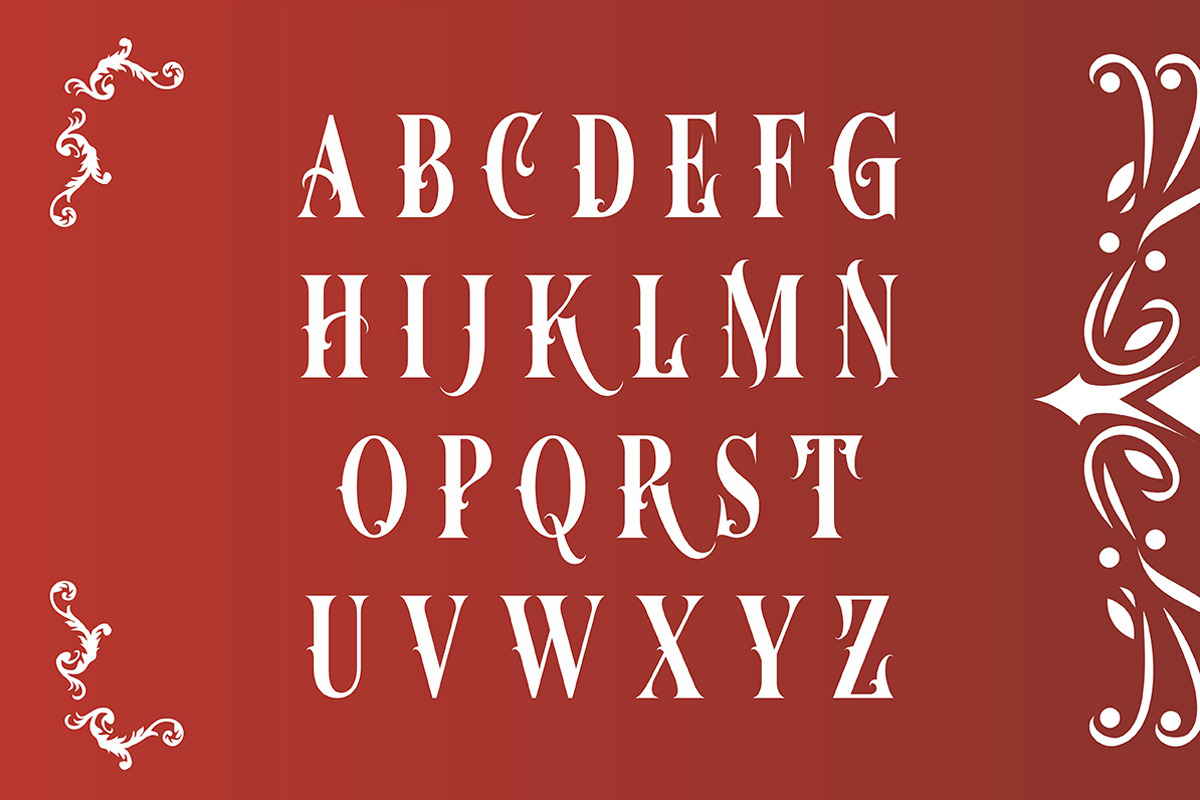 Macron | Vintorian Font, a Blackletter Font by Muntab_Art (Photo 7 of 8)