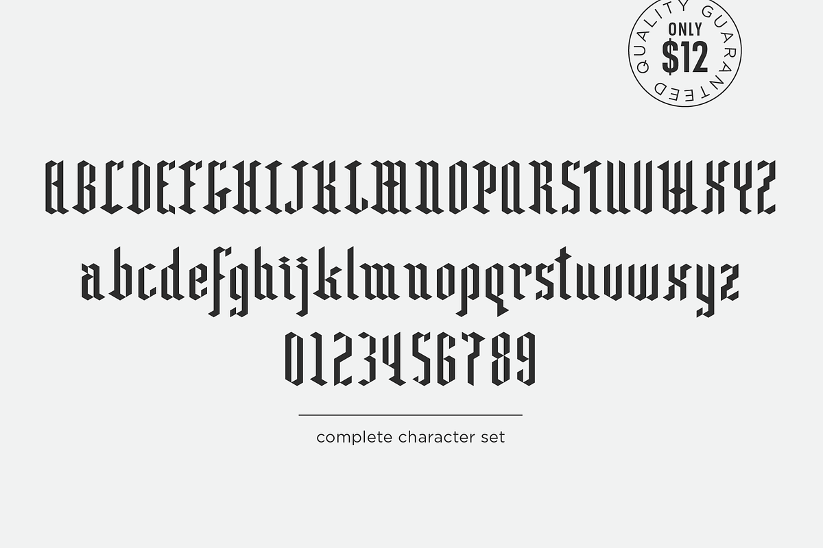 Frakked, a Blackletter Font by Doug Best Foundry (Photo 4 of 6)