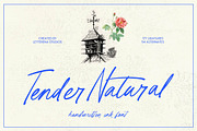 Tender Natural Handwritten Ink Font, a Script Font by Letterena Studios Script (Thumbnail 1 of 10)