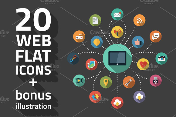 Web Flat Icons