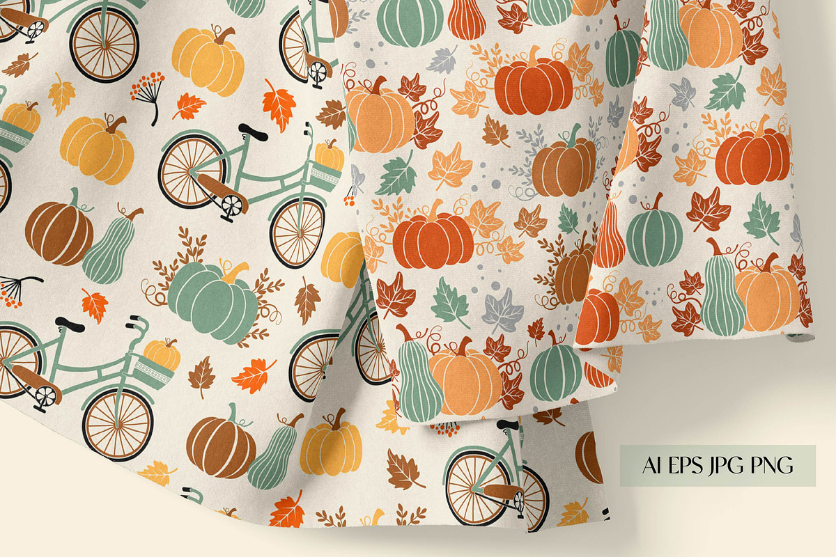 Happy Thanksgiving Patterns, a Pattern Graphic by EltaMaxArt (Photo 8 of 8)
