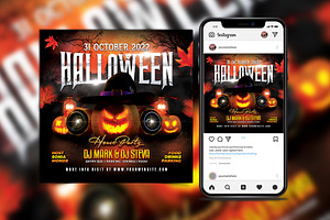 05 Halloween Party Flyer Bundle