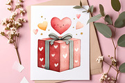 Cute Valentine Clipart PNG, an Illustration by SinaCreation (Thumbnail 7 of 11)
