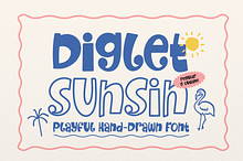 Diglet Sunsin | Playful Hand Drawn