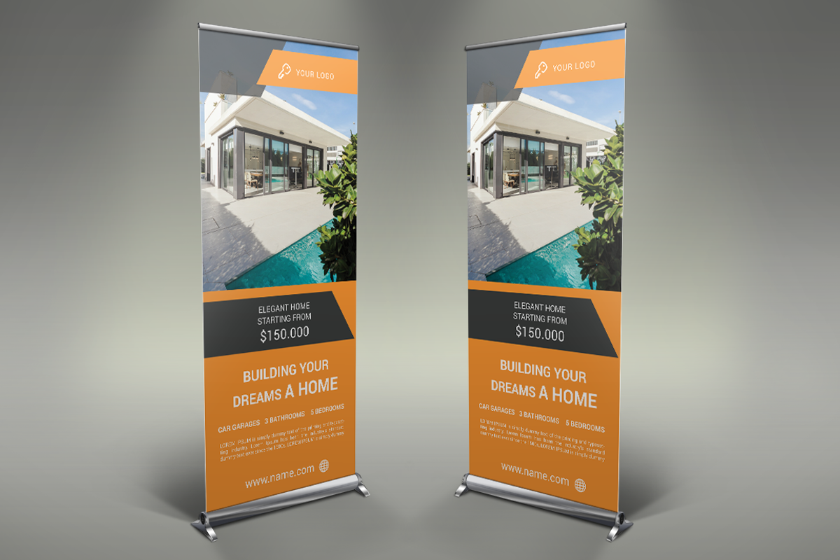 6 Real Estae Roll Up Banners SK, a Presentation Template by UNIK Agency (Photo 4 of 7)