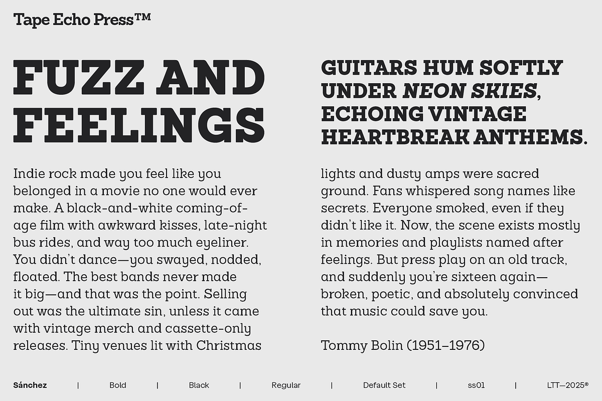 Sánchez, a Sans Serif Font by Latinotype (Photo 6 of 6)
