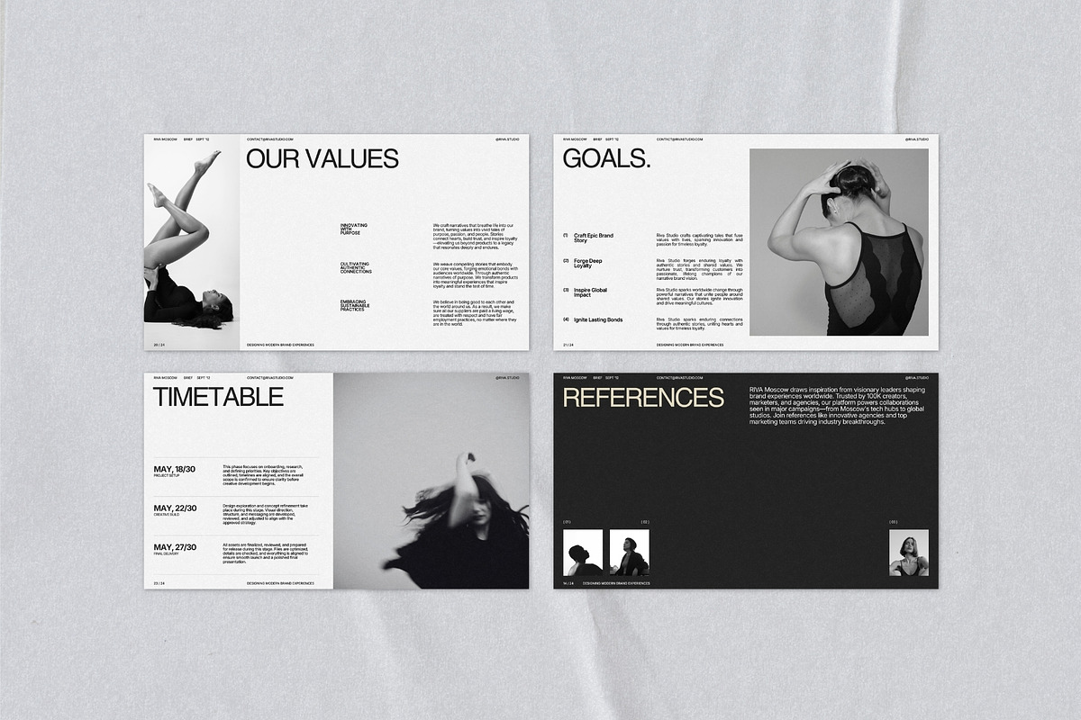 Creative Brief Presentation Template, a Presentation Template by Prapti Design (Photo 6 of 9)