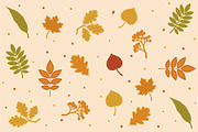 Autumn Fall Leaves Foliage Vector, a Seasonal Illustration by Gfx Expert Team (Thumbnail 2 of 3)