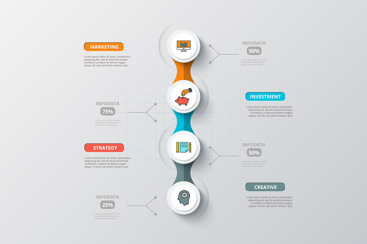 Diagrams for business infographic v5, a Presentation Template by Abert (Photo 3 of 7)