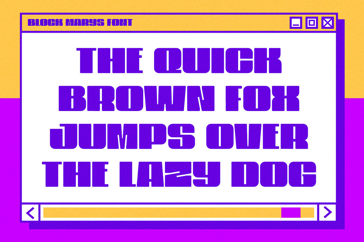 Block Marys - Blocky Display Sans, a Sans Serif Font by Kulokale (Photo 3 of 10)