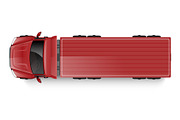 Top view set of trucks and vans, a Transportation Illustration by Yayasya (Thumbnail 2 of 4)