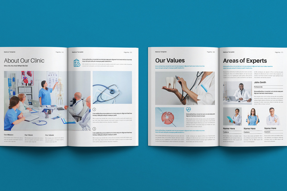 Medical Template, a Brochure Template by E-Type