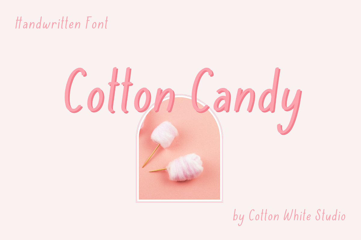 Cotton Candy, a Handwritten Font by Sofia Skoog (Photo 1 of 10)
