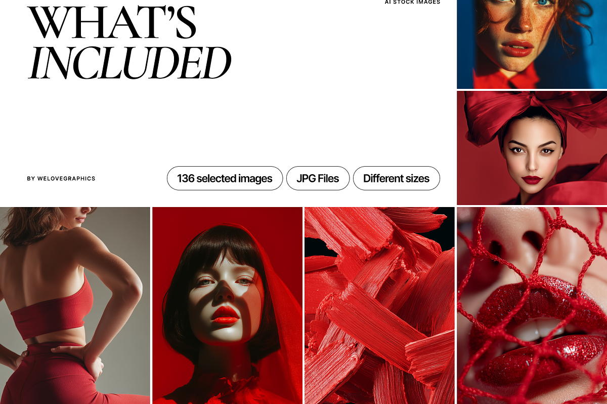 136 Red Fashion Stock Images, a Beauty & Fashion Photo by Welovegraphics (Photo 6 of 10)