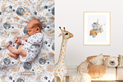 Dreamy Sleeping baby animals, an Animal Illustration by tatiletters (Thumbnail 7 of 13)