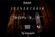 MutilatioN, a Blackletter Font by ismanayuda (Thumbnail 7 of 8)