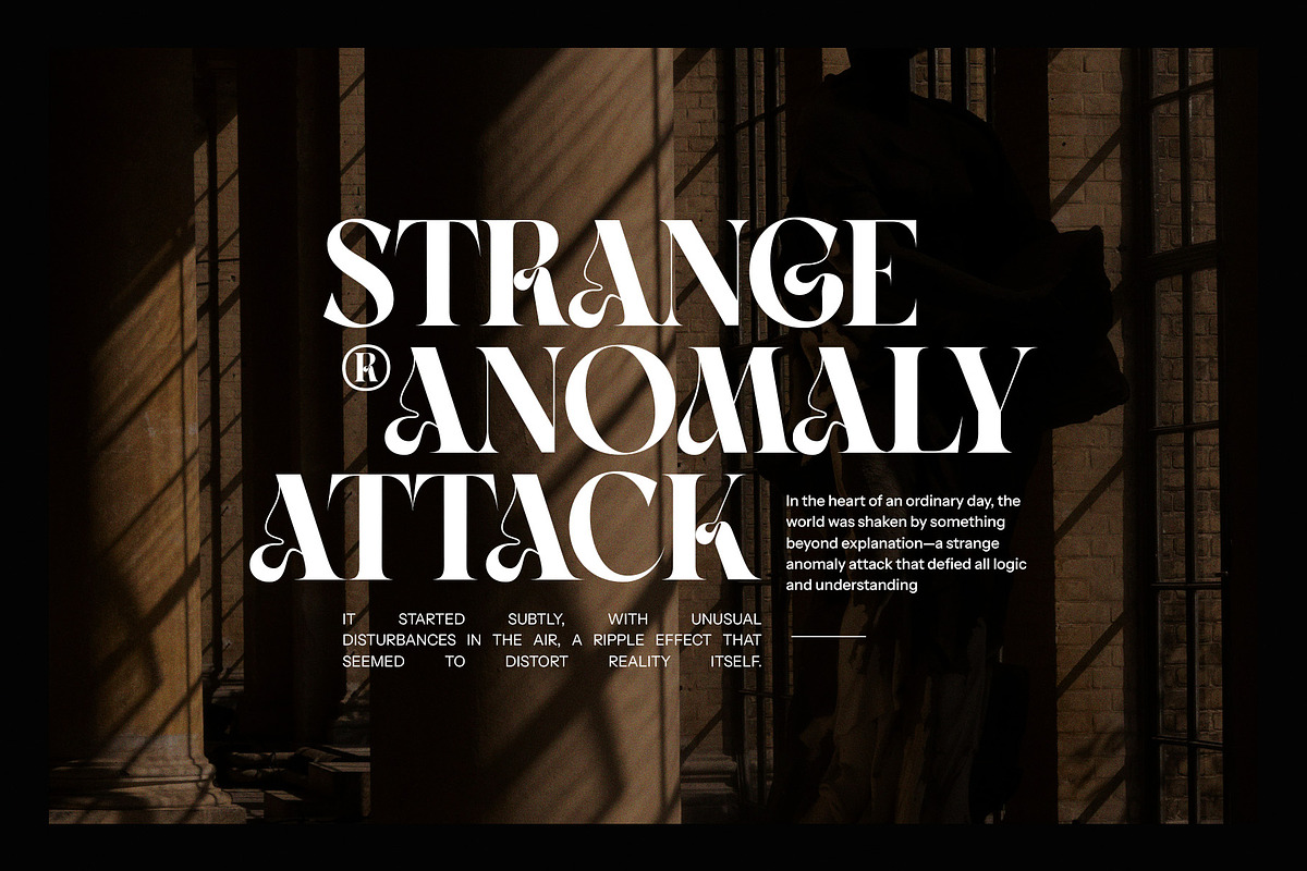Wagims Unique Serif Font, a Serif Font by Graphicxell (Photo 3 of 8)